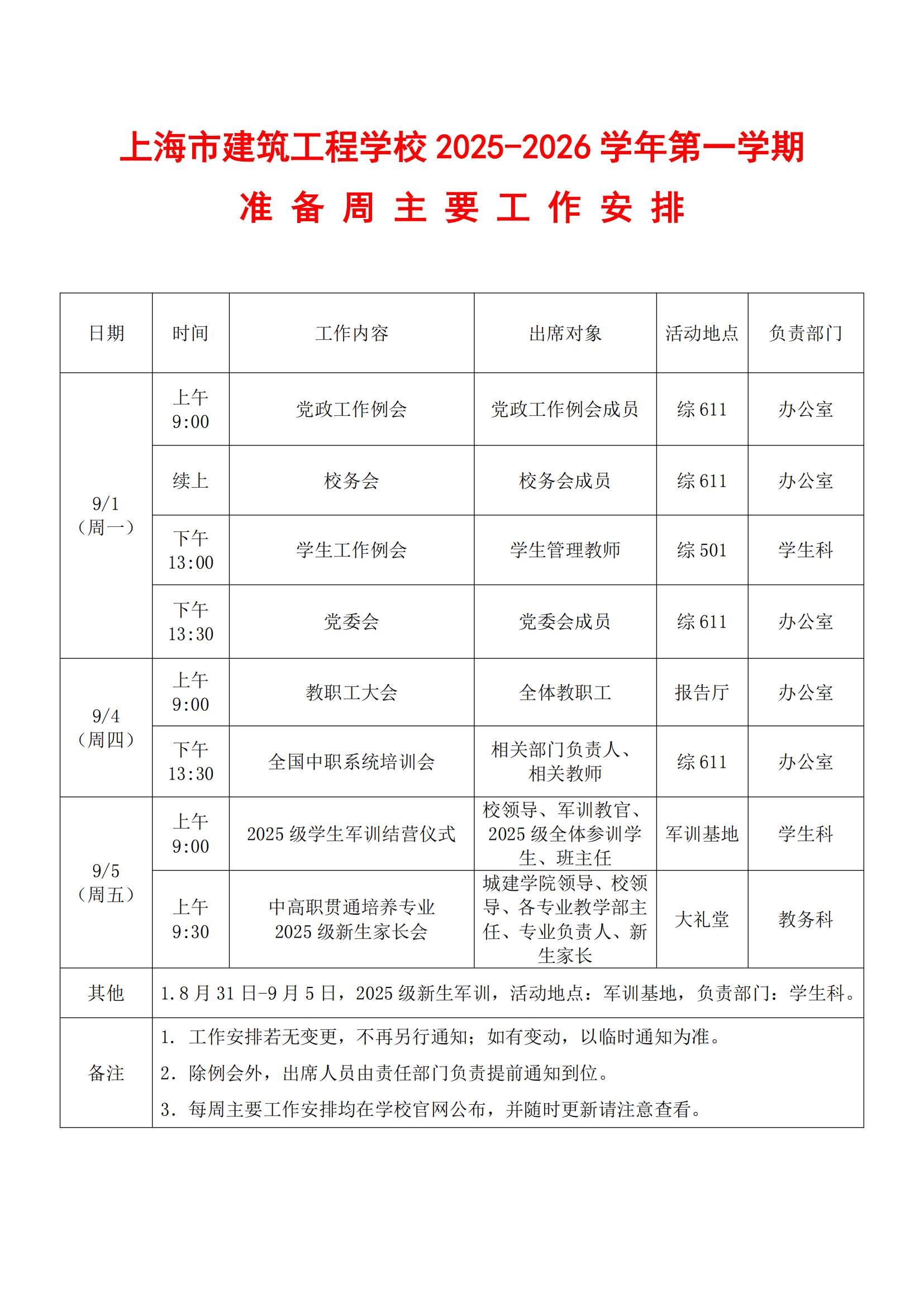 上海市建筑工程学校2025-2026学年第一学期准备周主要工作安排表_01.png